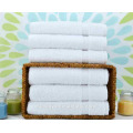toallas de baño por la tela de toalla a granel toallas blancas puras establece TS-020